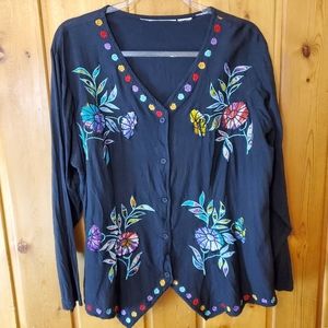 Vintage Embroidered Top
